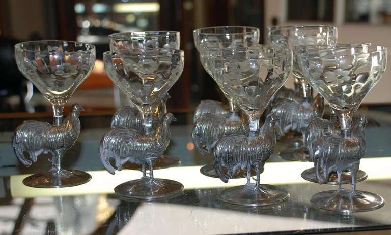 Antique Cocktail Glasses 1