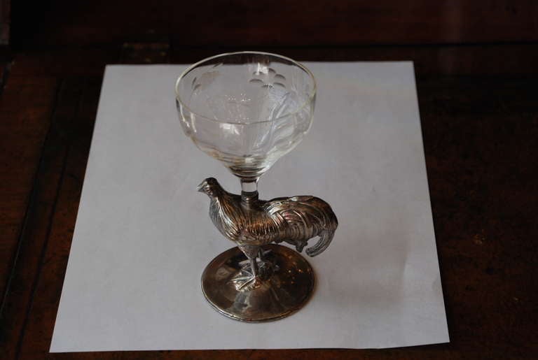Antique Cocktail Glasses In Good Condition In New Orleans, LA