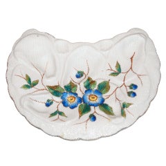 Antique Continental Oyster Plate