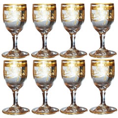 Antique Cordial Glasses