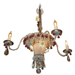 Antique Beaded Chandelier 7