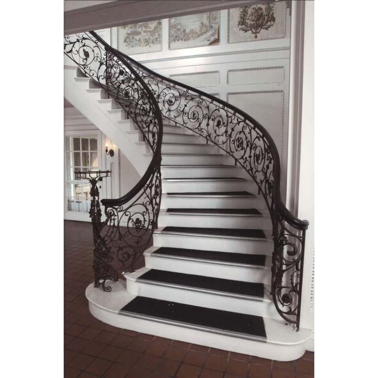 Attributed to Samuel Yellin.

Samuel Yellin was a major figure in the early twentieth century Arts and Crafts movement, a master of his trade and a versatile and prolific designer of decorative ironwork. He is widely recognized as the foremost
