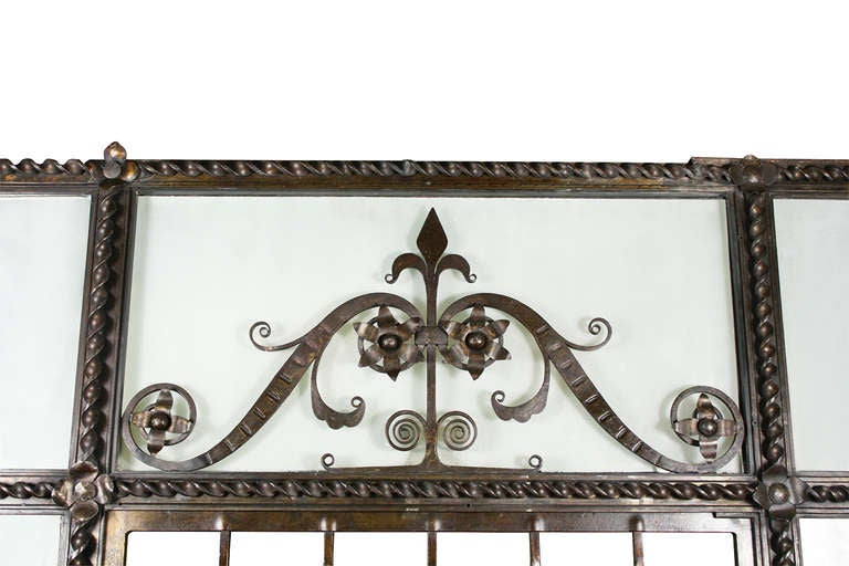 Made by The Samuel Yellin Company this Wall and Entryway is a magnificent example of the medieval and Renaissance inspired ironwork created for buildings across the U.S. Yellin was America’s master iron craftsman of the 20th century. With his staff