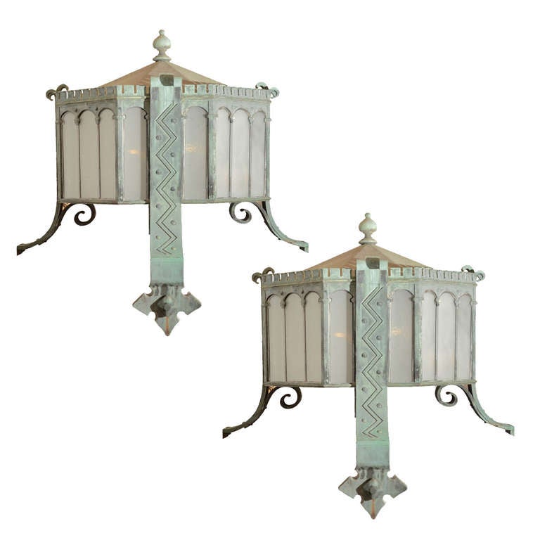 Antique Plinth Lights