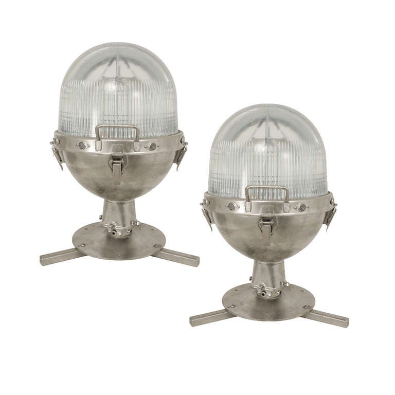 Vintage Runway Industrial Lights (Pair)