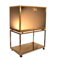 Vintage Continental Cocktail Bar/TV Cabinet