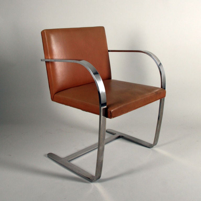 Important Set of 6 'Brno' Chairs by Mies van der Rohe