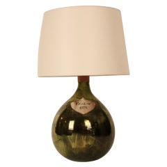 Silvered Bottle Table Lamp Silvered Bottle Table Lamp