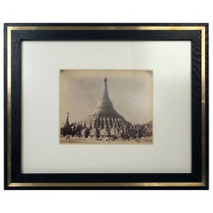 Original Victorian Photography-Burma (Pagoda)