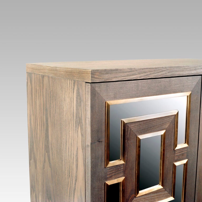 German Grey Henryk Cabinet, Birgit Israel Bespoke Range For Sale