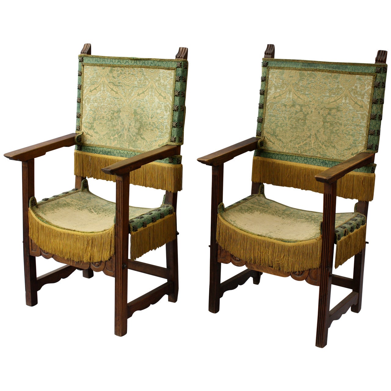 European 19th Century Pair of Chairs