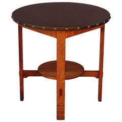 Stickley Brothers Signed Side Table