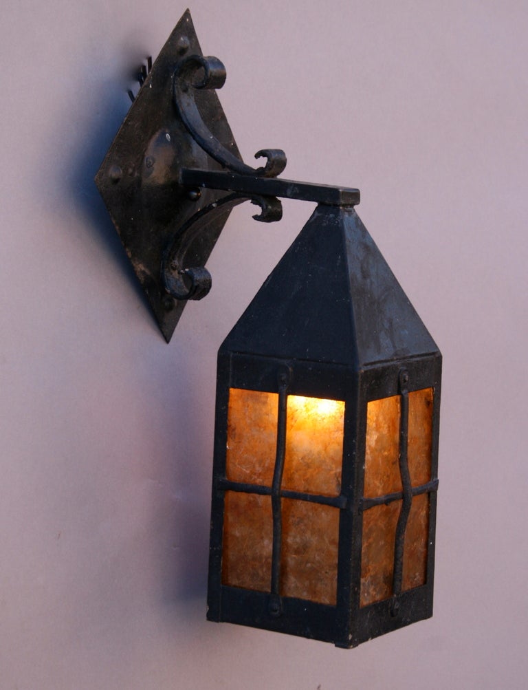 American Wrought Iron Outdoor Lantern