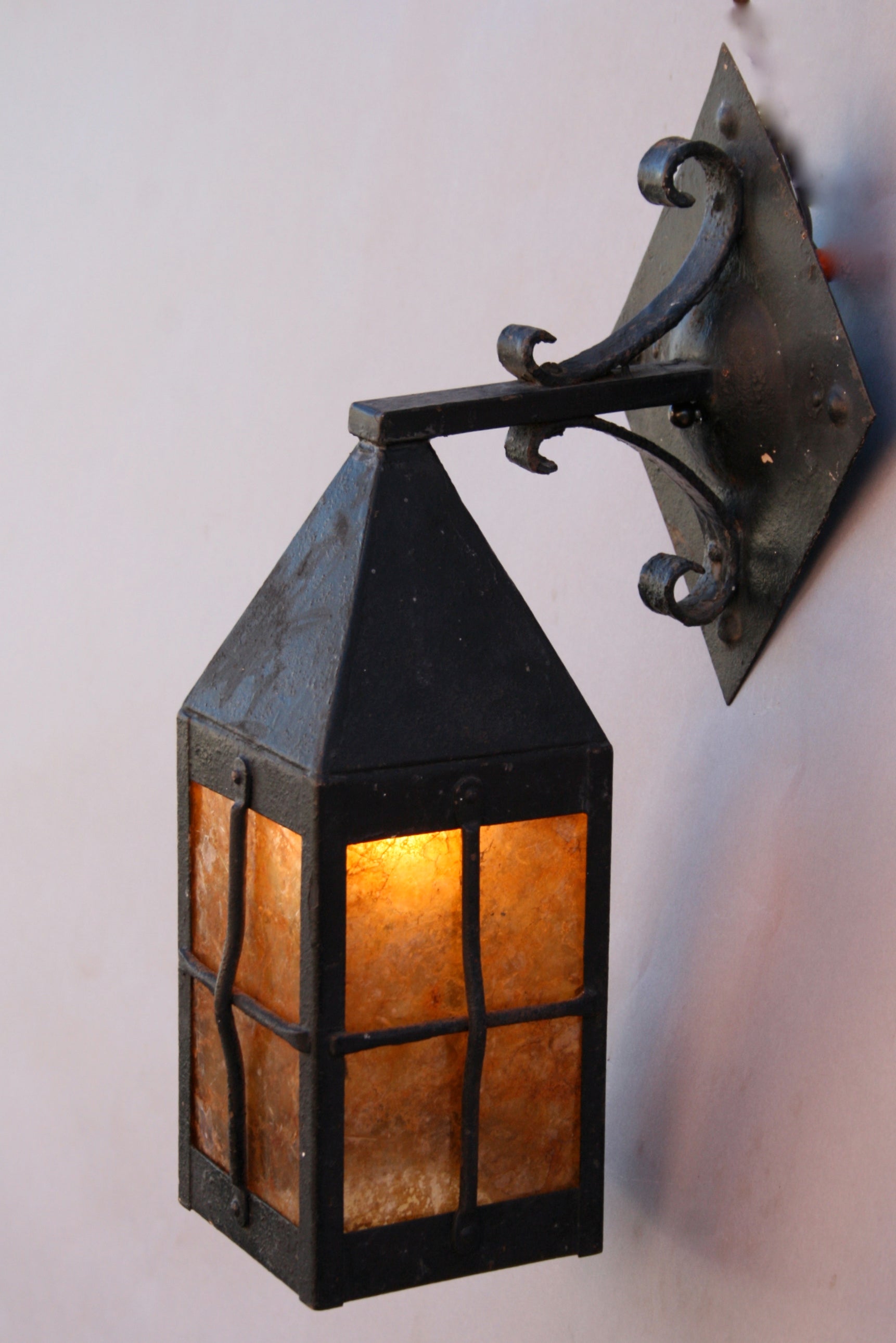 Wrought Iron Outdoor Lantern