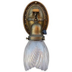 1920's Sconces With Glass Globe