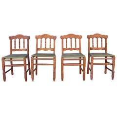Set of 4 1930s Monterey Side Chairs