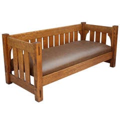 Circa 1910 Arts And Crafts Period Settle