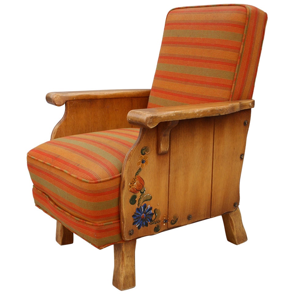 1930s Adorable Monterey Period Arm Chair