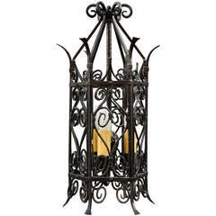 1920s Spanish Revival Pendant With Scrolls