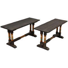 1930s Monterey Period Pair of Benches