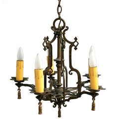 Cast 5-light Chandelier w/ Tassels