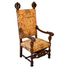 Wonderful Spanish Revival Throne Chair