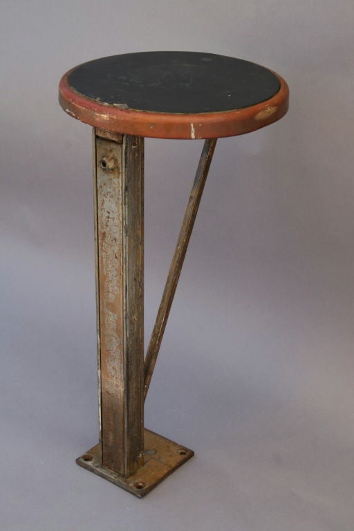 Mid-20th Century Vintage Elevator Stool