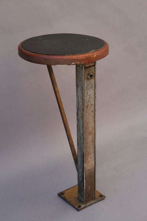 Vintage Elevator Stool 1