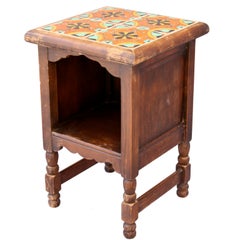 Tiled Monterey Style Night Stand