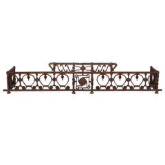 Exceptional Wrought Iron Fender