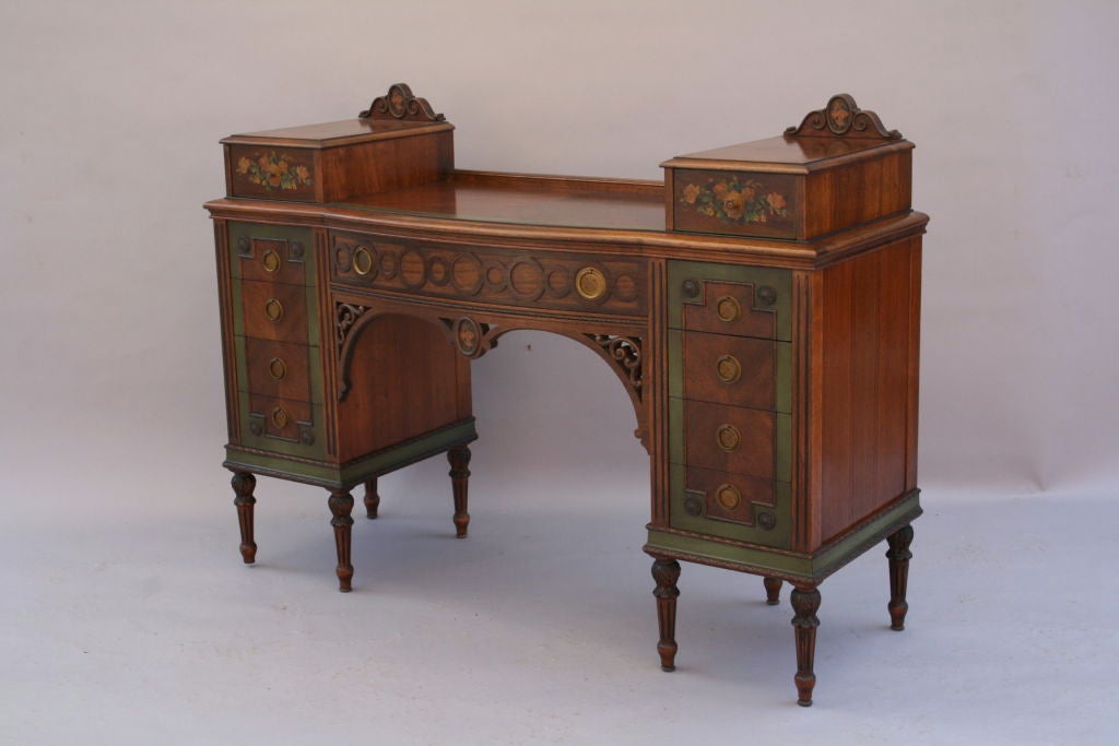 Matching Vanity And Mirror c. 1920's - '30's
