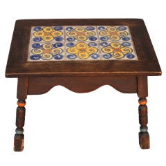 Antique Californian 1920's D&M Tile Table
