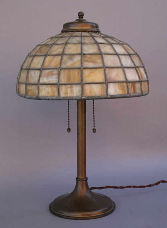 Miller Leaded Glass Table Lamp, c. 1910