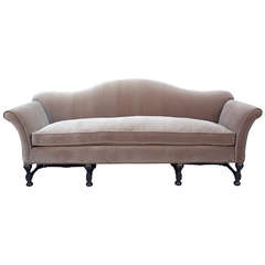 1920s Elegant Spanish Revival Sofa