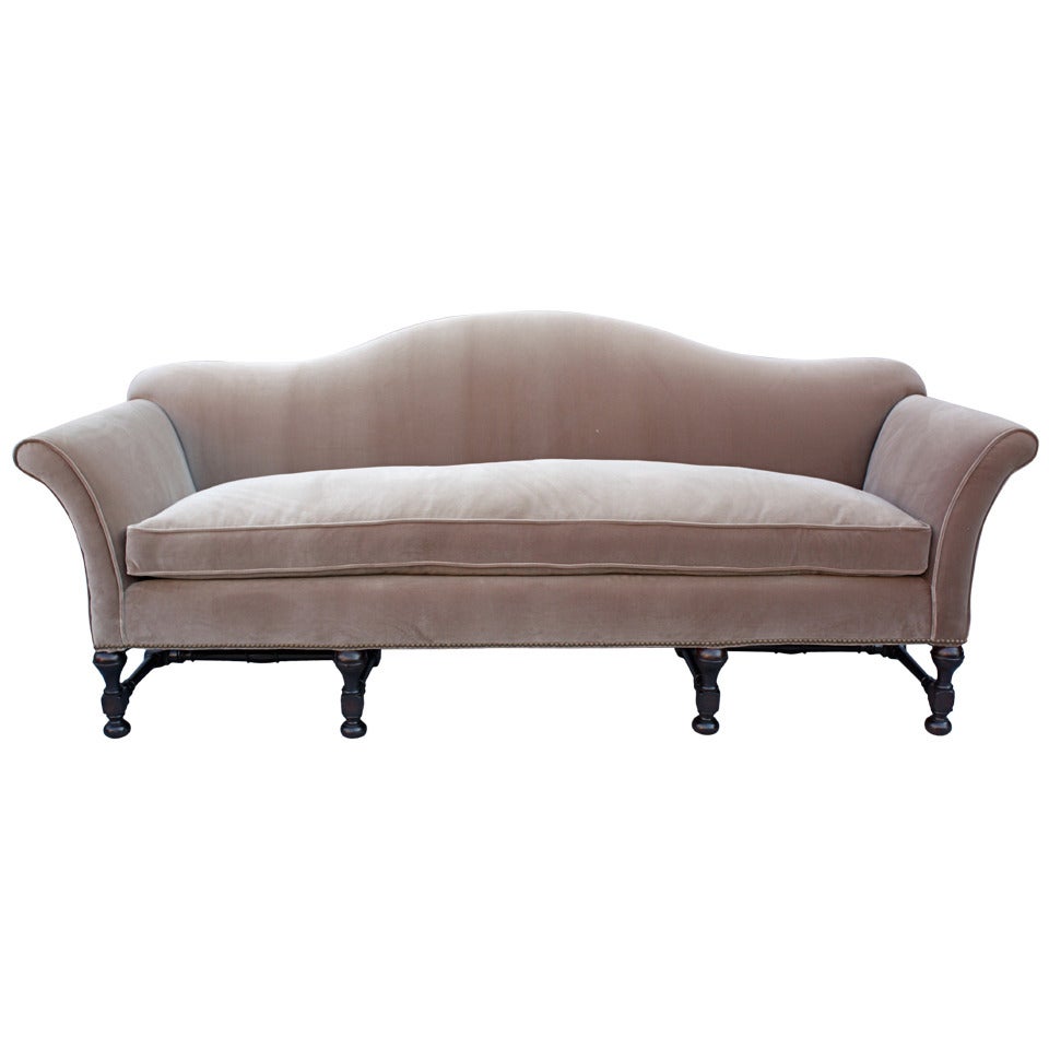 1920s Elegant Spanish Revival Sofa
