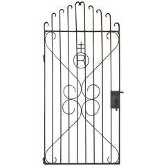 Wrought Iron Gate with Orb Logo
