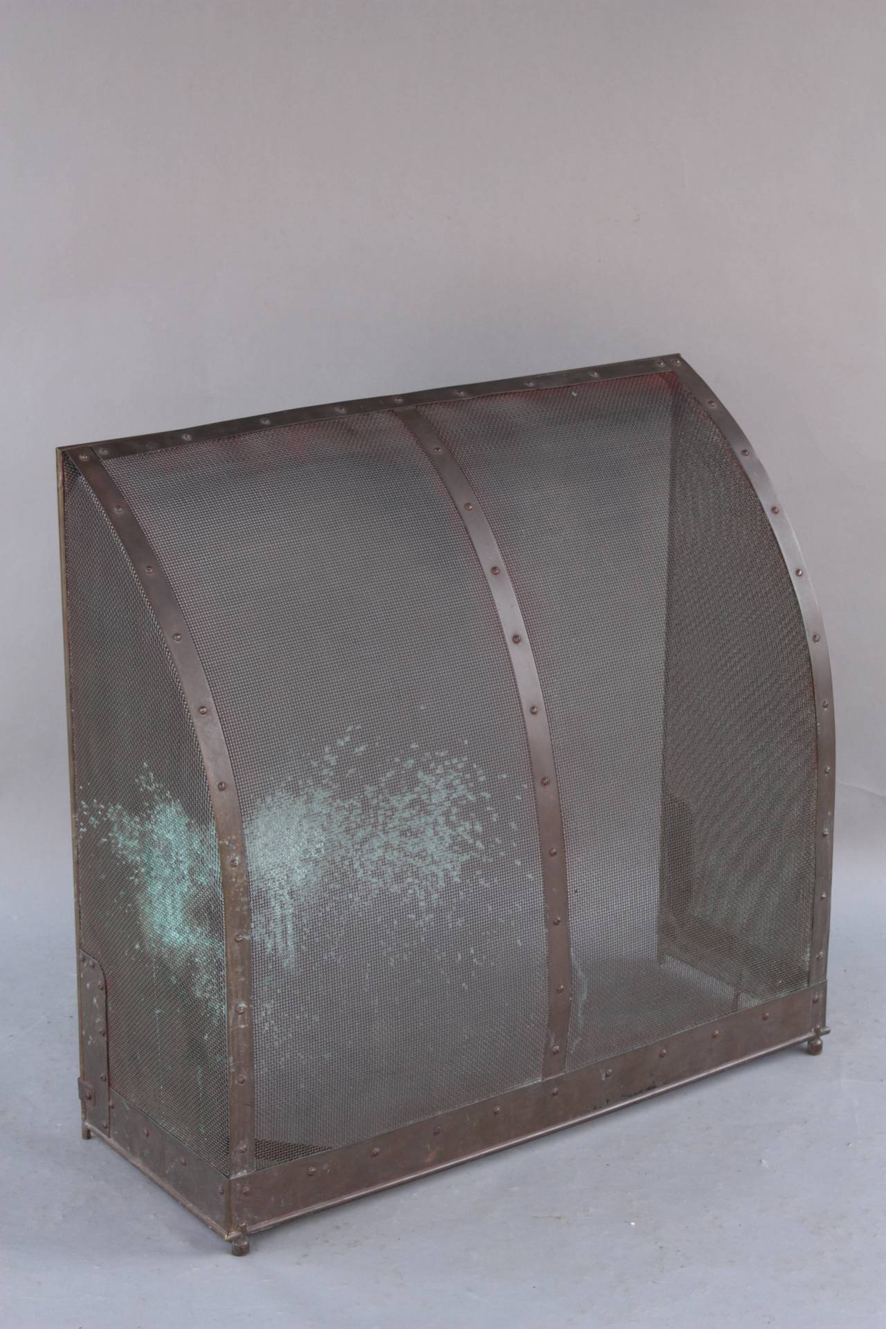 Free Standing Fireplace Screen For Sale at 1stdibs