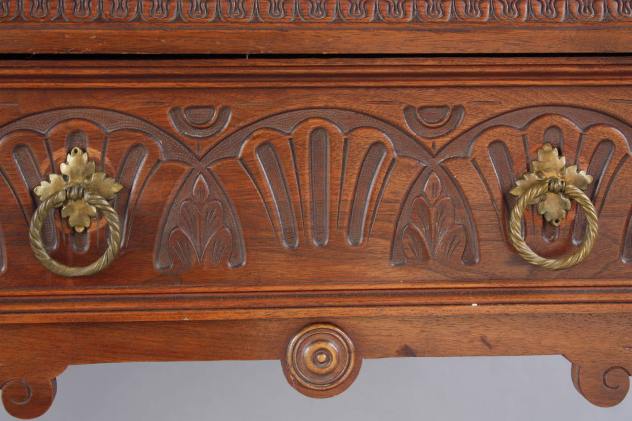 Spanish Revival Walnut Cabinet 3