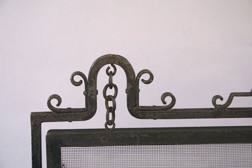1920's Raised Fire Screen
