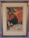 Signed And Stamped Spanish Dancer by Louis Icart
