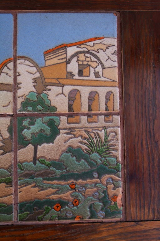 Taylor Tile Table Mural: San Juan Capistrano Mission 3