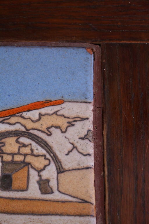 Taylor Tile Table Mural: San Juan Capistrano Mission 4