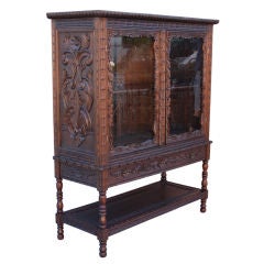 1920
s Glass Front Cabinet