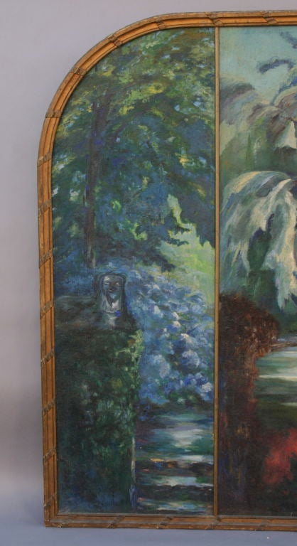 Very Large 1925 French Tryptic