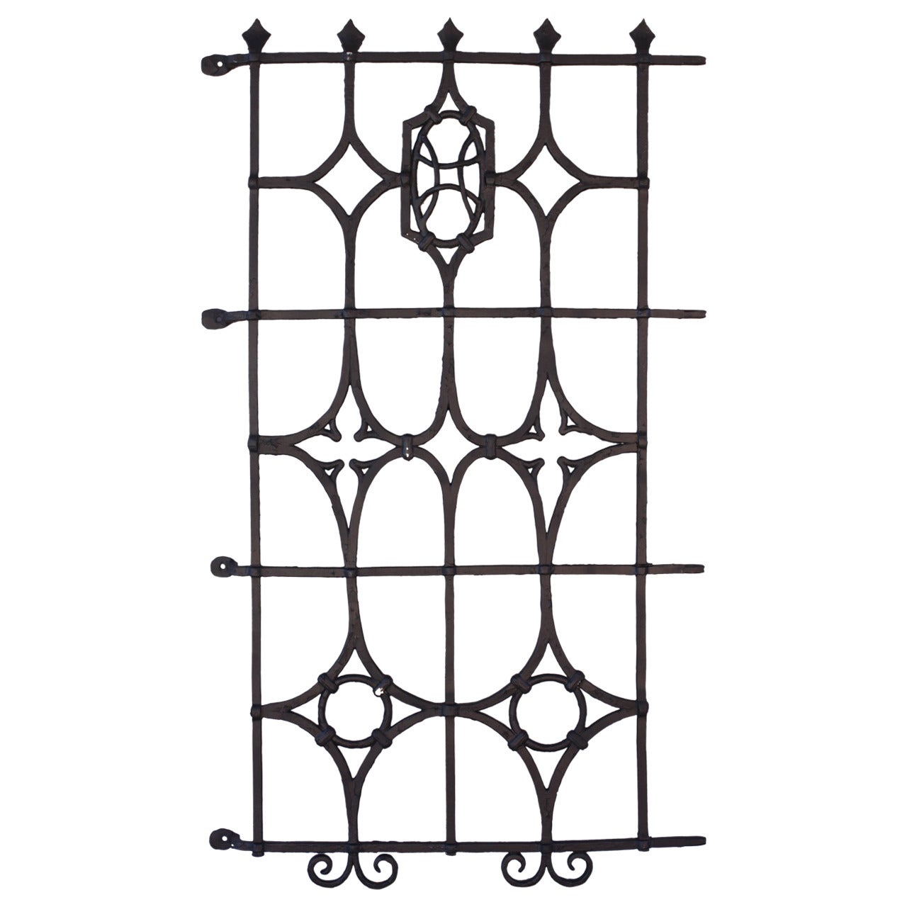 One of Two Iron Grills Salvaged from Brentwood House