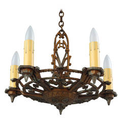 1920s Two-Toned Chandelier