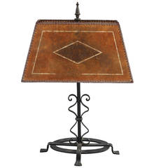 Wonderful Table Lamp with Original Mica Shade