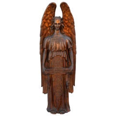 Life Size Carved Angel
