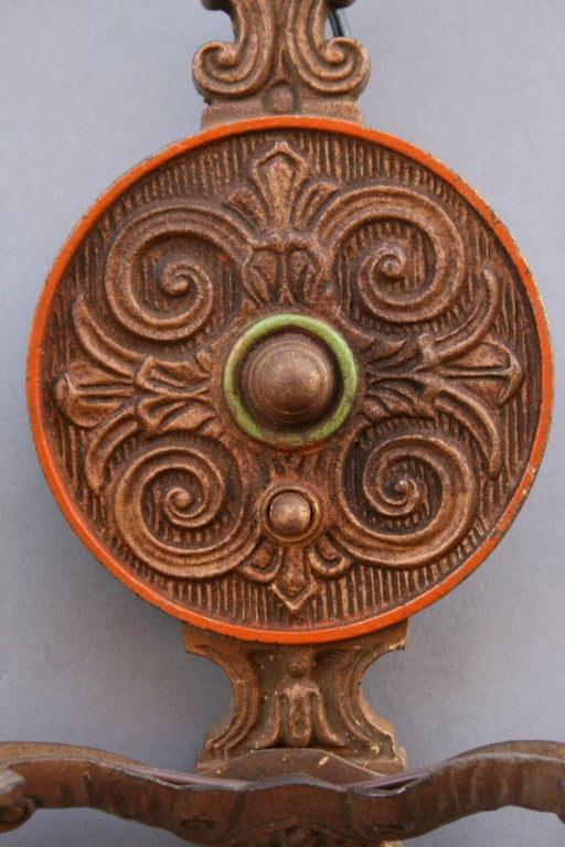 1920's Polychrome Double Sconces