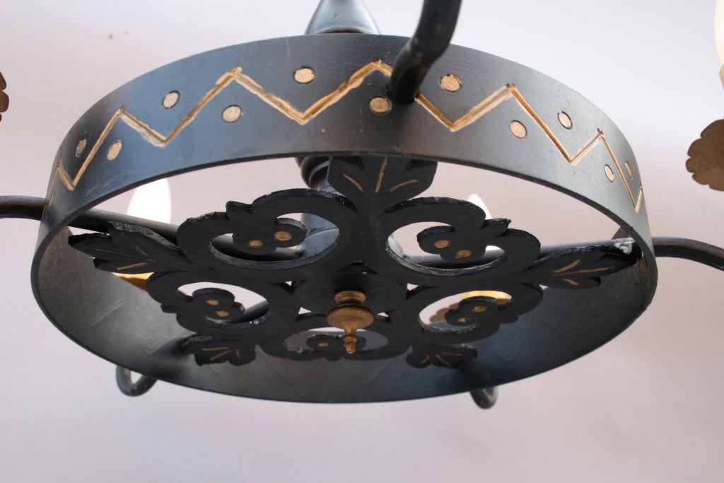 Small Scale 1920's Chandelier